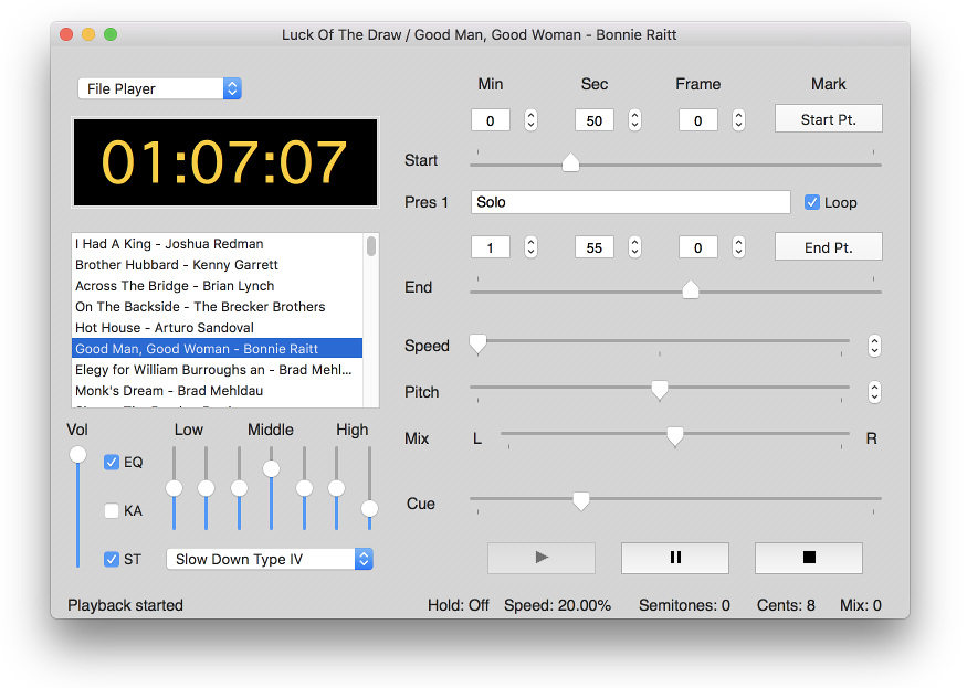 Amazing Slow Downer 4.1.5 Mac 破解版 音乐播放变速工具