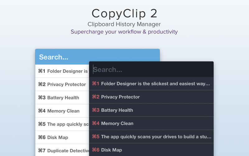 CopyClip 2 for Mac 2.9.98.9 破解版 - 优秀的剪切板增强工具