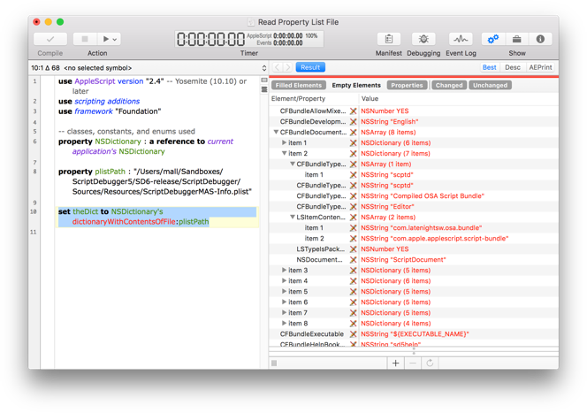 Script Debugger for Mac 8.0.2 序号版 - 优秀的AppleScript调试工具