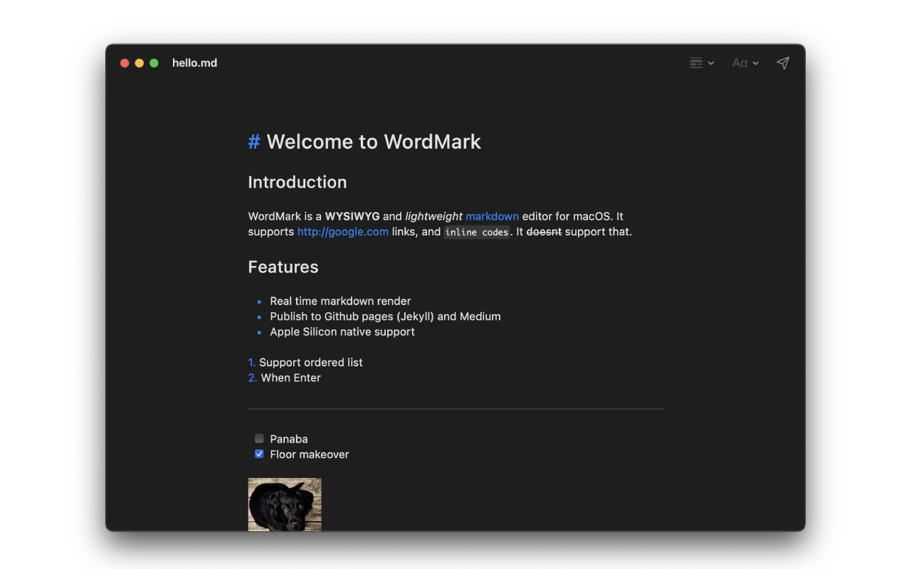 WordMark 49 Mac 破解版 Markdown编辑器