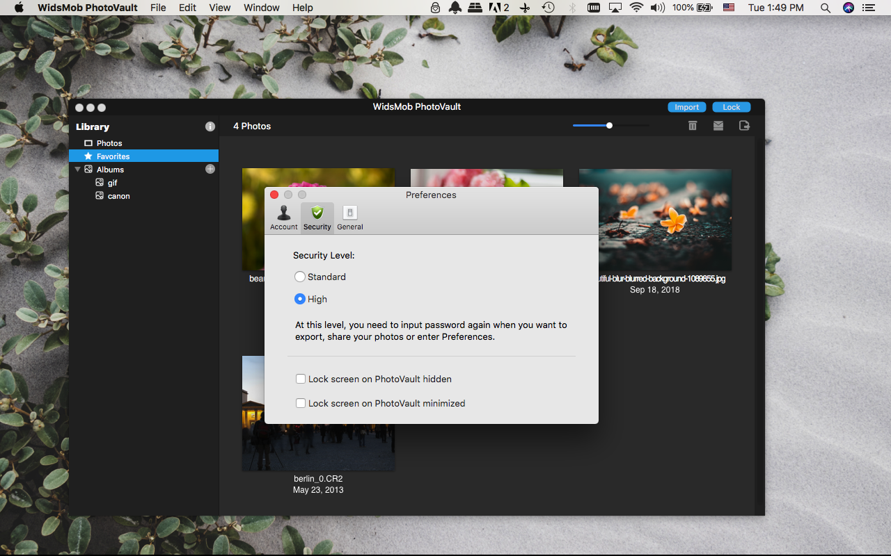 WidsMob PhotoVault 3.1 Mac 破解版 - 最安全的私人照片管理器