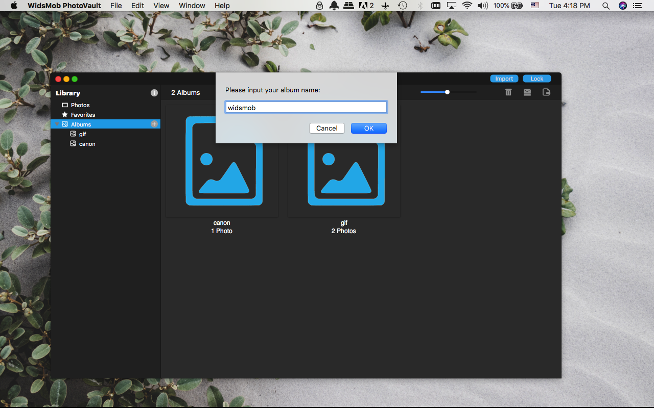WidsMob PhotoVault 3.1 Mac 破解版 - 最安全的私人照片管理器