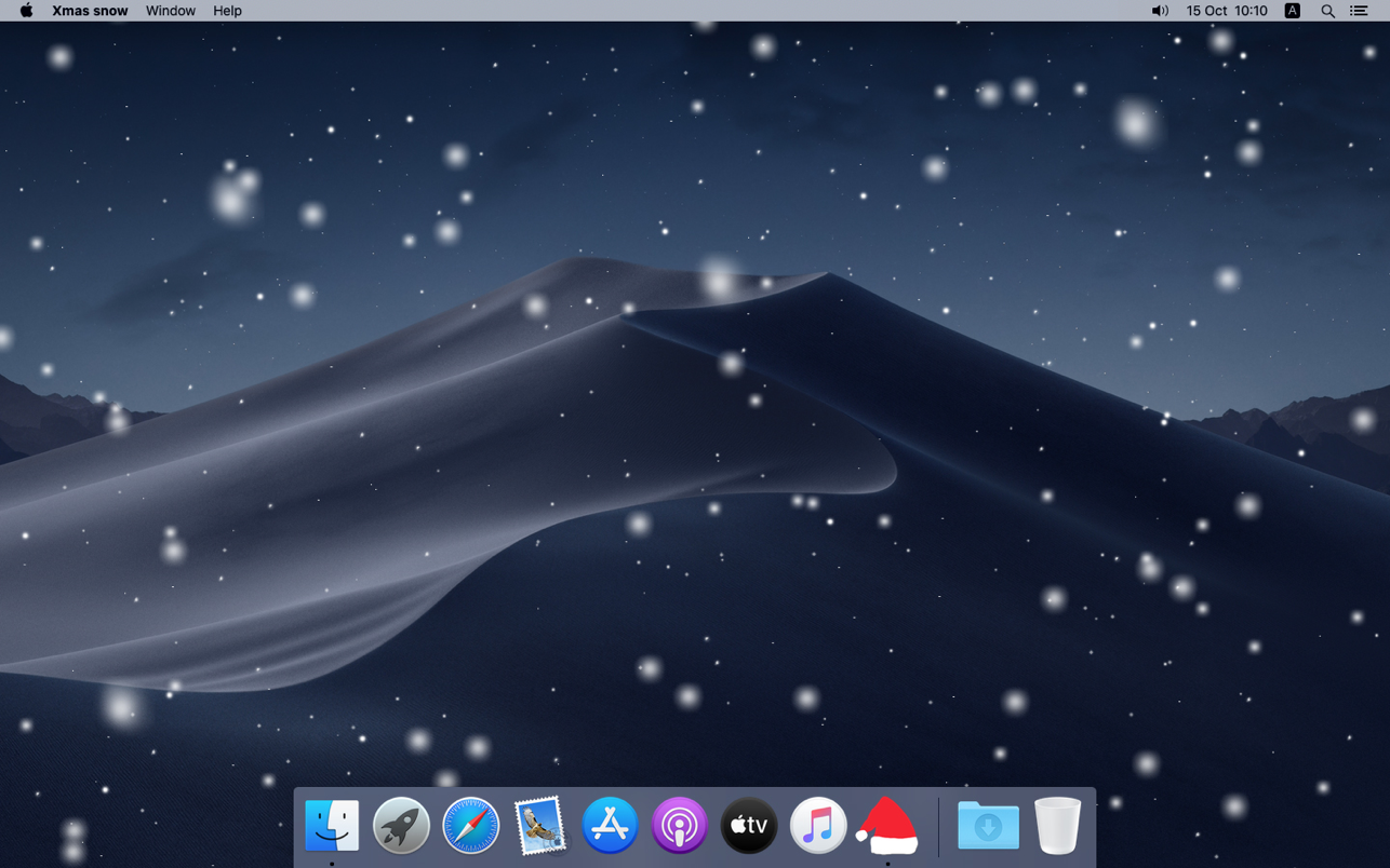 圣诞雪 Xmas snow 1.5.5 Mac 中文破解版 圣诞桌面装饰软件