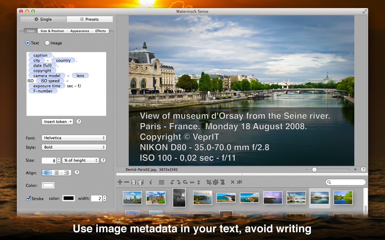 Watermark Sense 1.4.2 Mac 破解版 图像水印工具