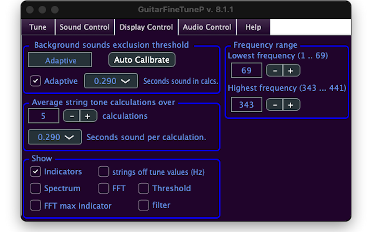 GuitarFineTune 8.6.4 Mac 破解版 吉他调整软件