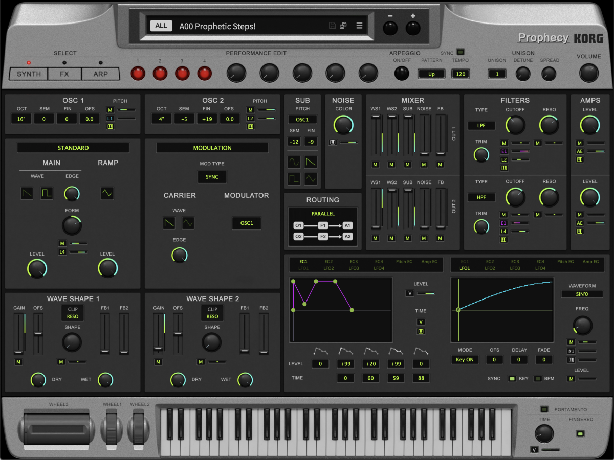 KORG Software Prophecy 1.0.1 Mac 破解版 PCM虚拟合成器