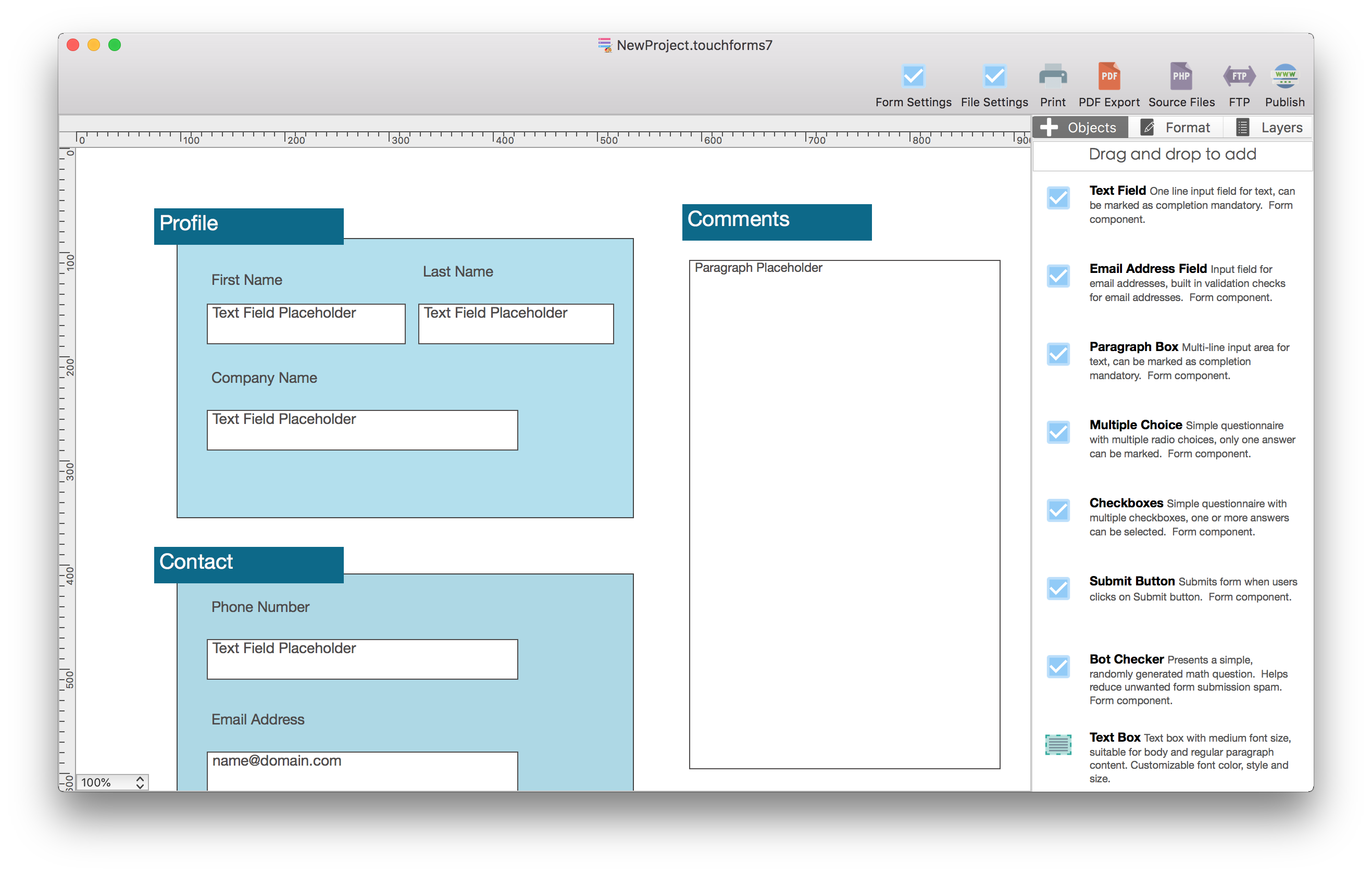 Touch Forms pro 7 for Mac 7.7.25 破解版 - 网页表单生成器