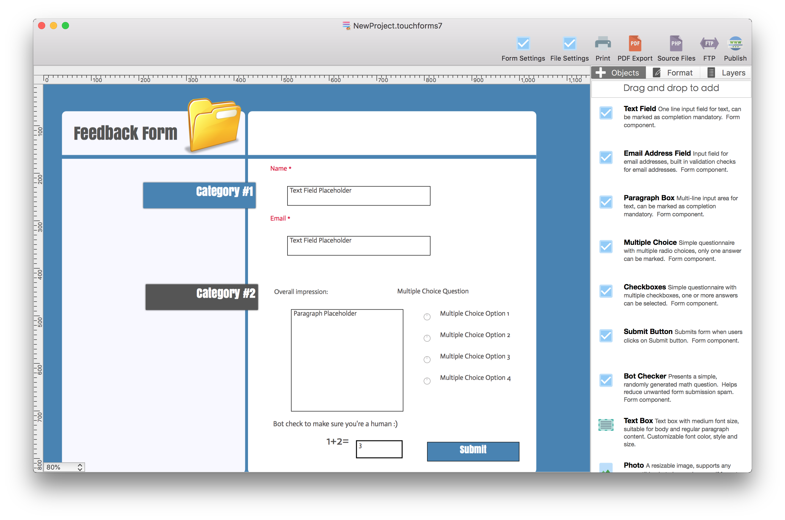 Touch Forms pro 7 for Mac 7.7.25 破解版 - 网页表单生成器