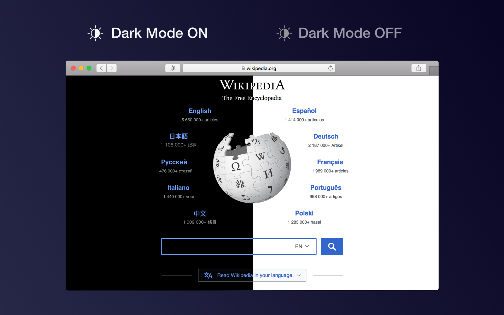 Dark Mode for Safari 3.3.0 Mac 破解版 Safari浏览器暗黑模式插件