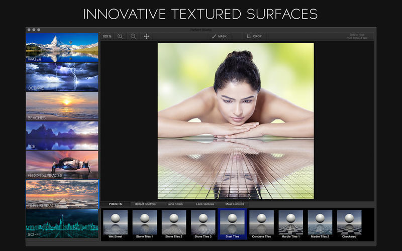 Reflect Studio 3.1 Mac 破解版 图片镜面倒影特效处理软件
