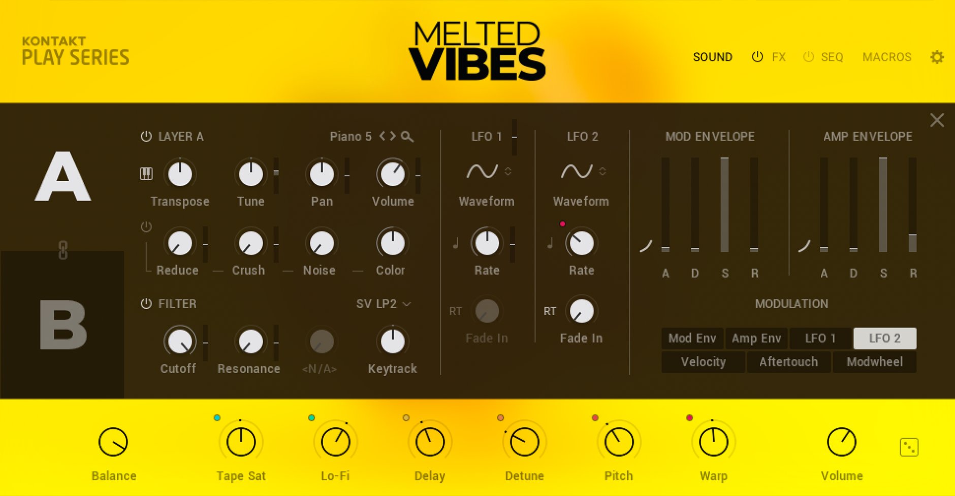 Native Instruments Melted Vibes 1.0 Mac 破解版 旋律合成器插件