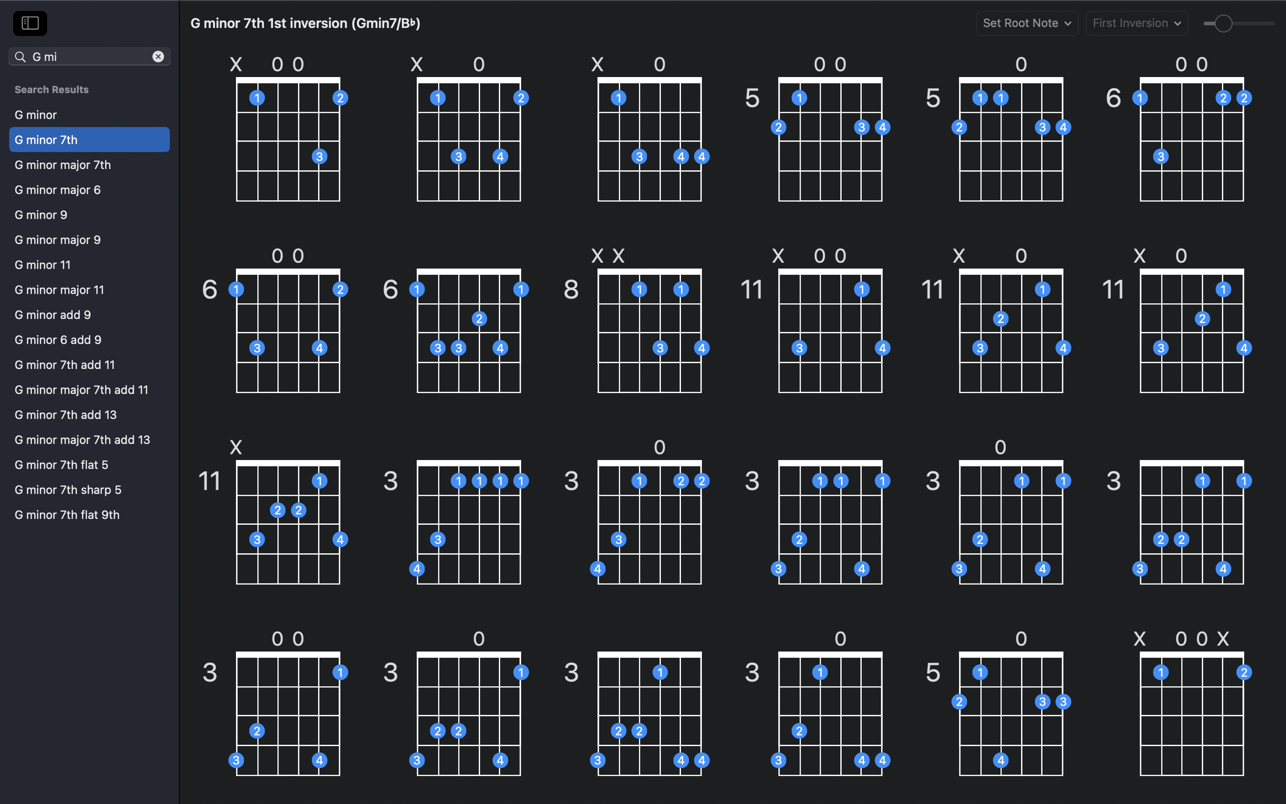 GtrLib Chords Pro 1.3.1 Mac 破解版 吉他和弦库