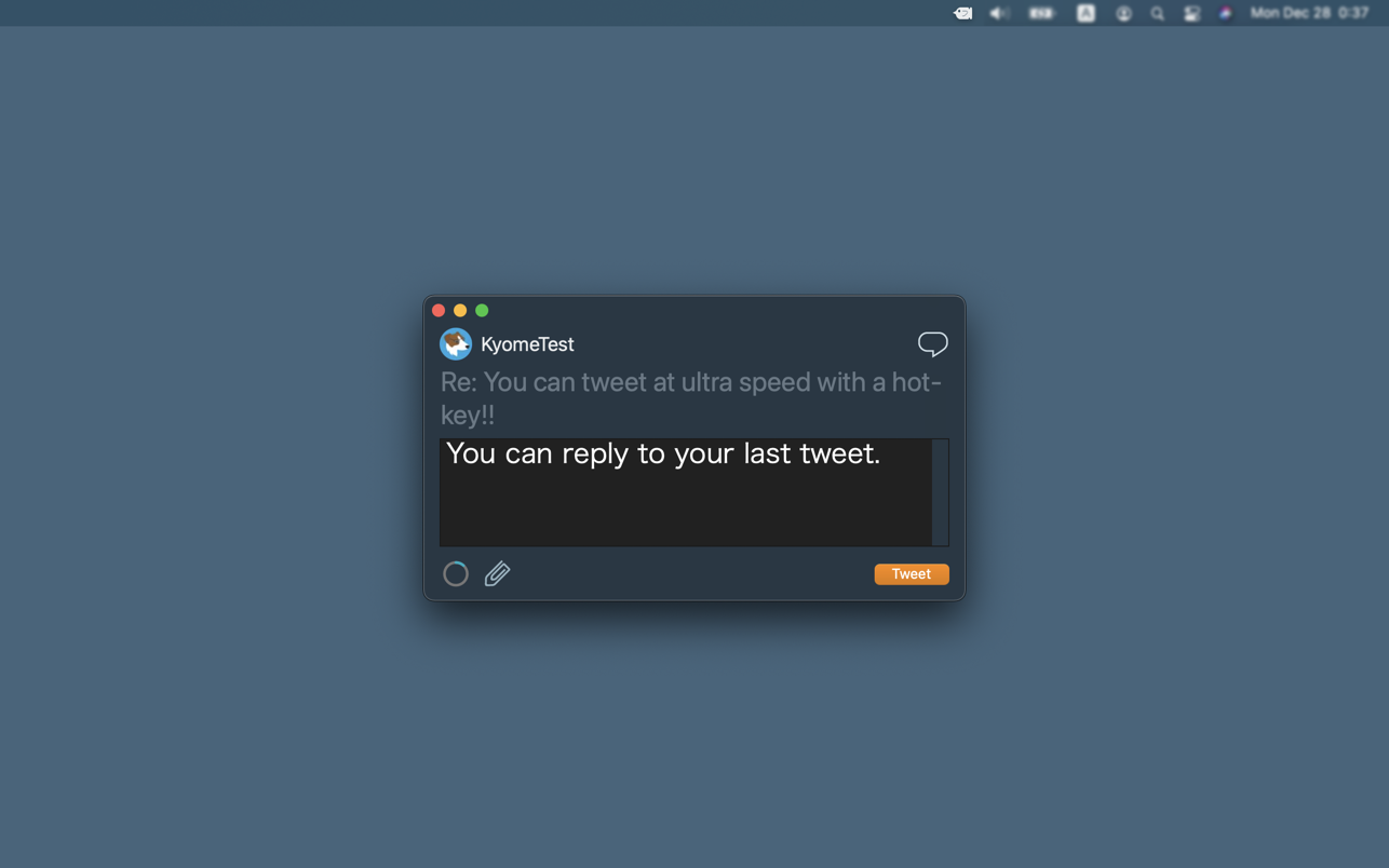 TweetShot 4.9 Mac 破解版 推特快速发布工具