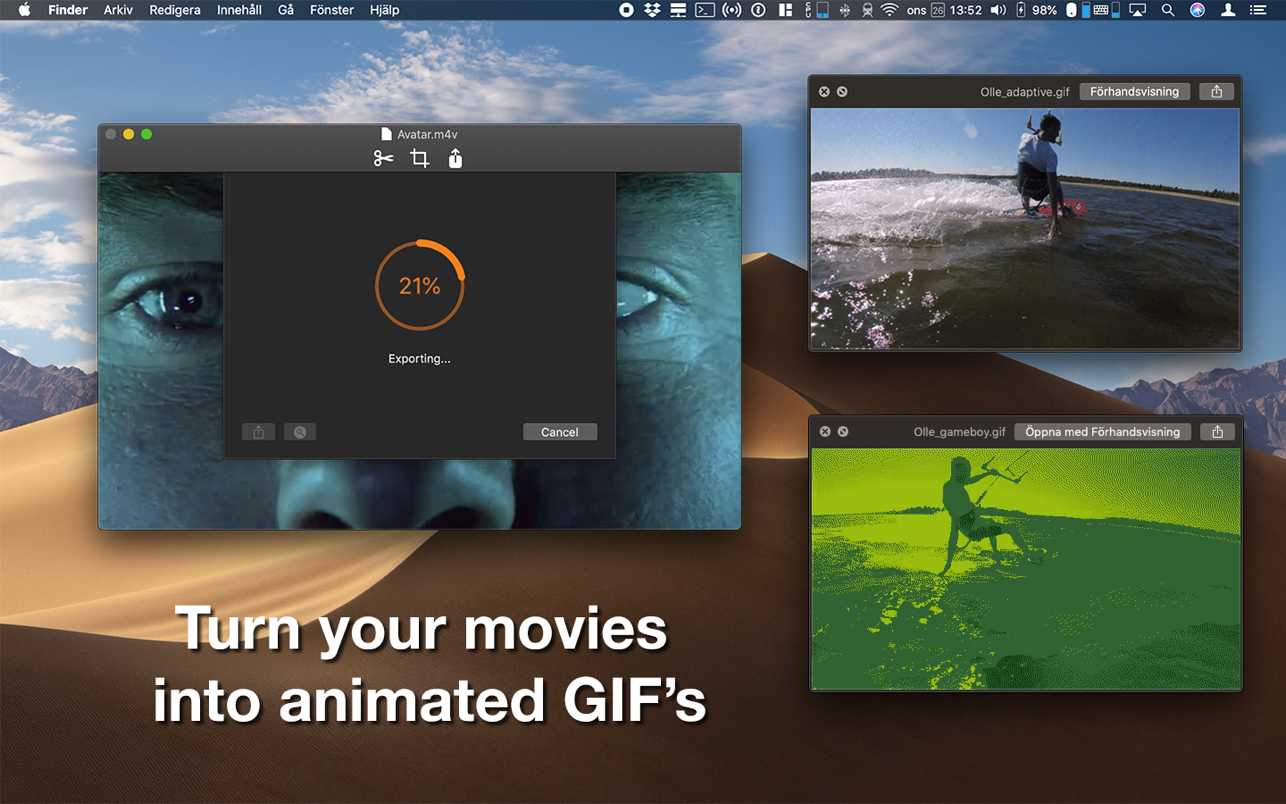 GIF'ted 1.3 Mac 破解版 视频创建动画GIF