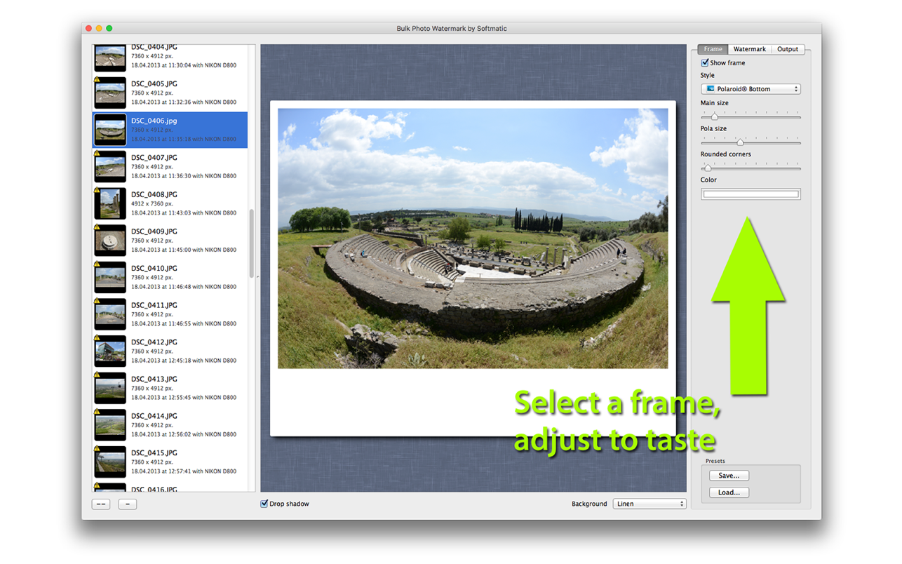 Bulk Photo Watermark 2.0 Mac 破解版 批量水印工具