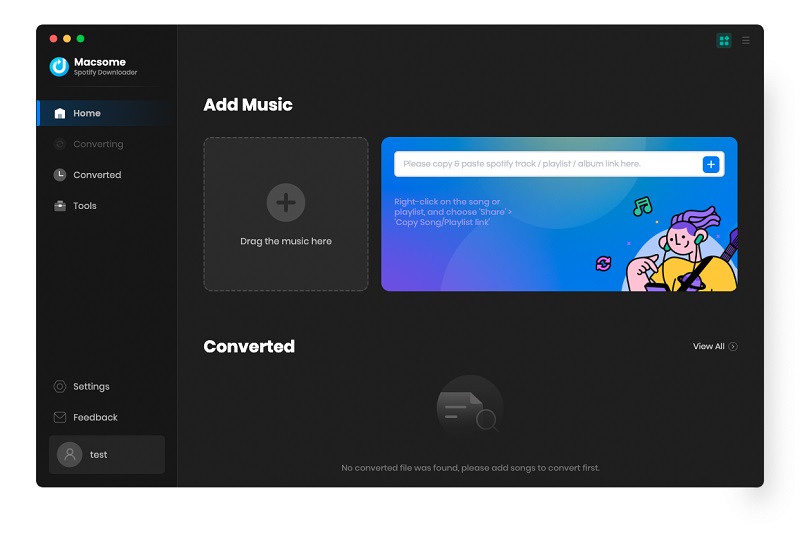 Macsome Spotify Downloader 2.1.3 Mac 中文破解版 Spotify音乐转换下载器