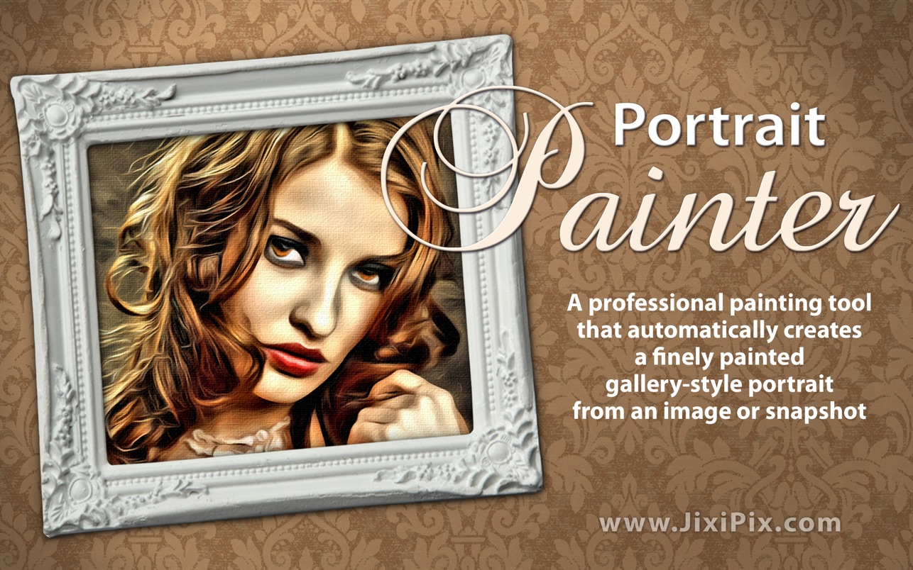 JixiPix Portrait Painter 1.35 Mac 破解版 照片转油画软件