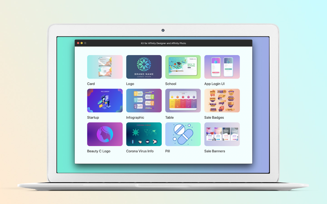 Kit for Affinity-Templates 1.2 Mac 破解版 设计模板应用