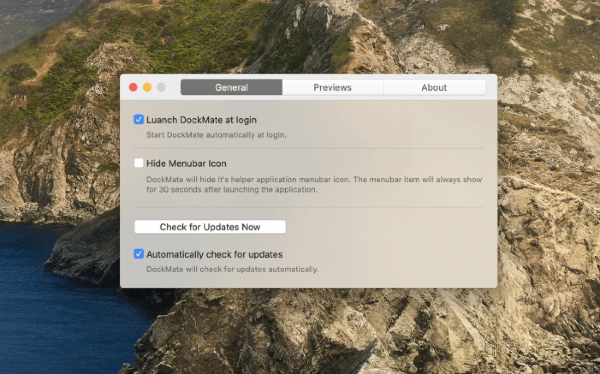 DockMate 0.8.7 Mac 破解版 Dock窗口预览工具