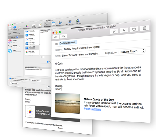 SigPro for Mac 2.1.4 注册版 - 邮件签名管理工具