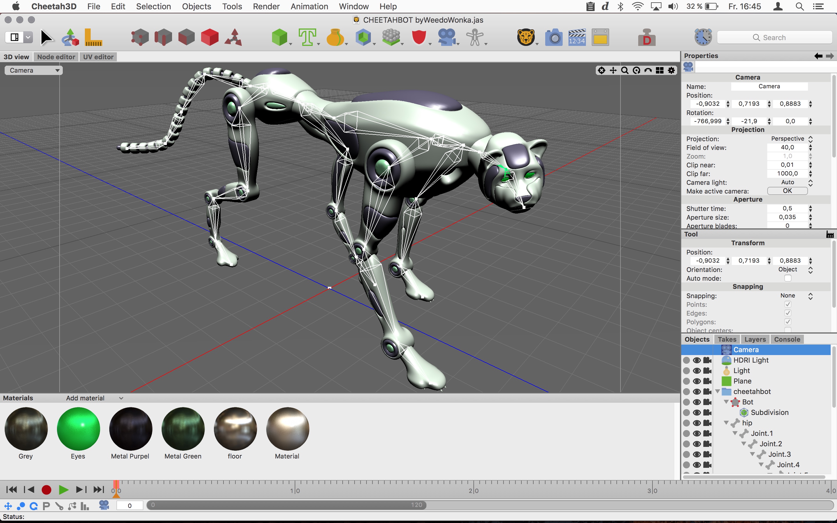 MW3D Solutions Cheetah3D 7.5.1 Mac 破解版 - 强大易用的3D建模，渲染软件