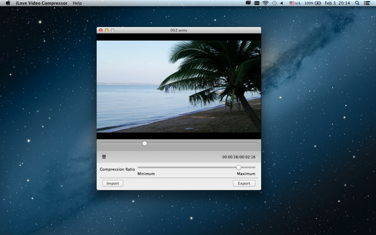 iLove Video Compressor 2.1.1 Mac 破解版 视频压缩软件