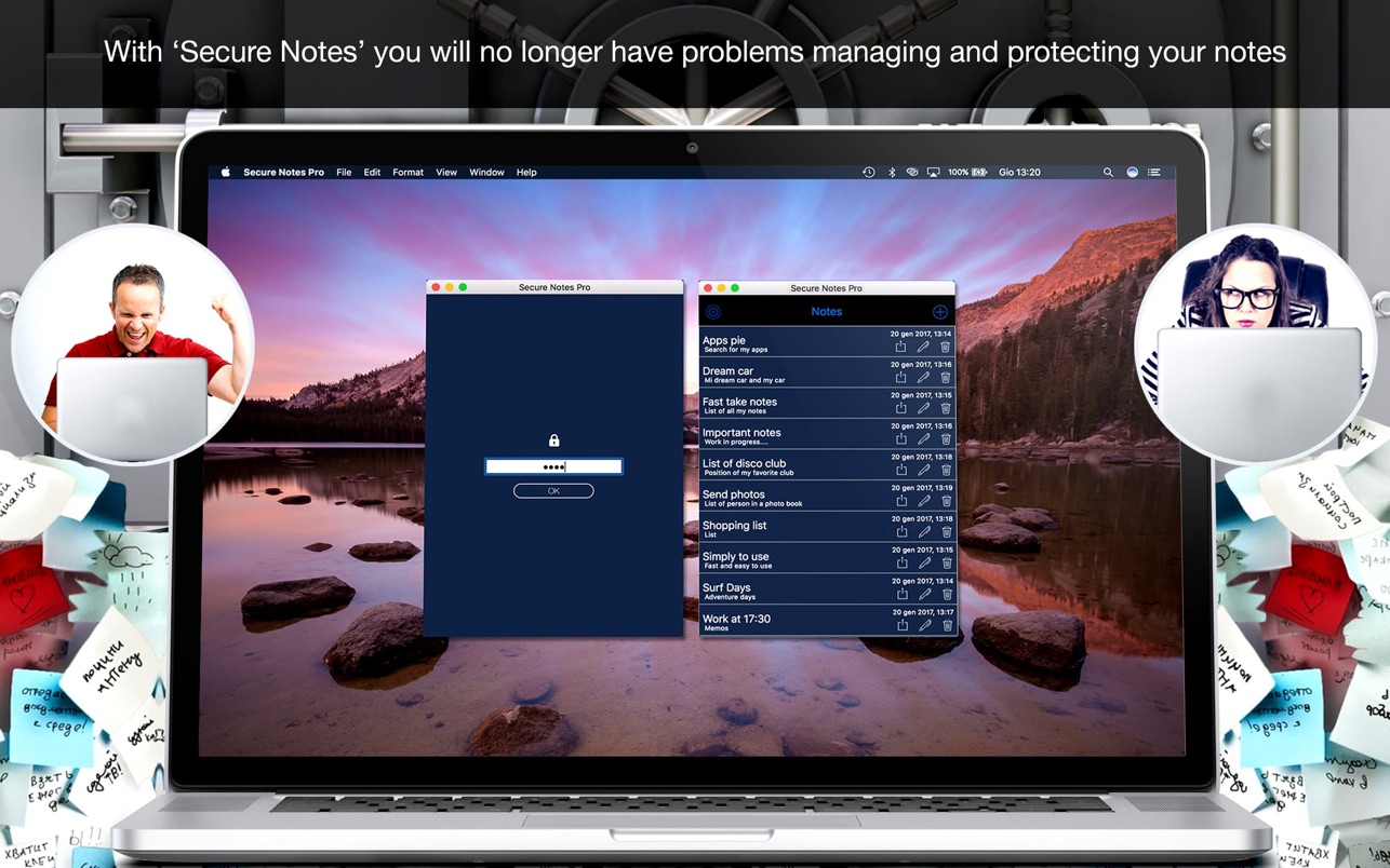 Secure Notes Pro 1.8 Mac 破解版 用密码保护个人笔记