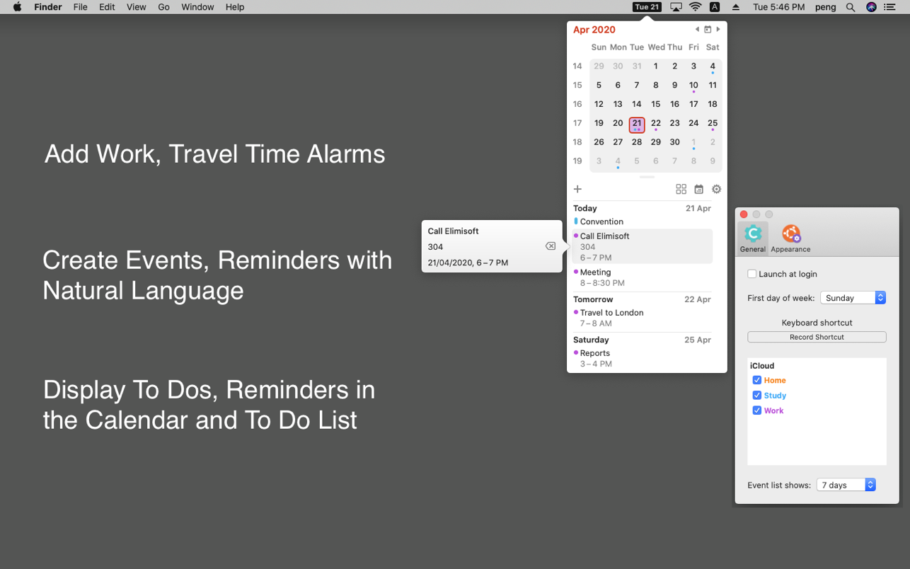 Task Calendar 1.4 Mac 破解版 日历公历日志事件事项安排计划规划同步