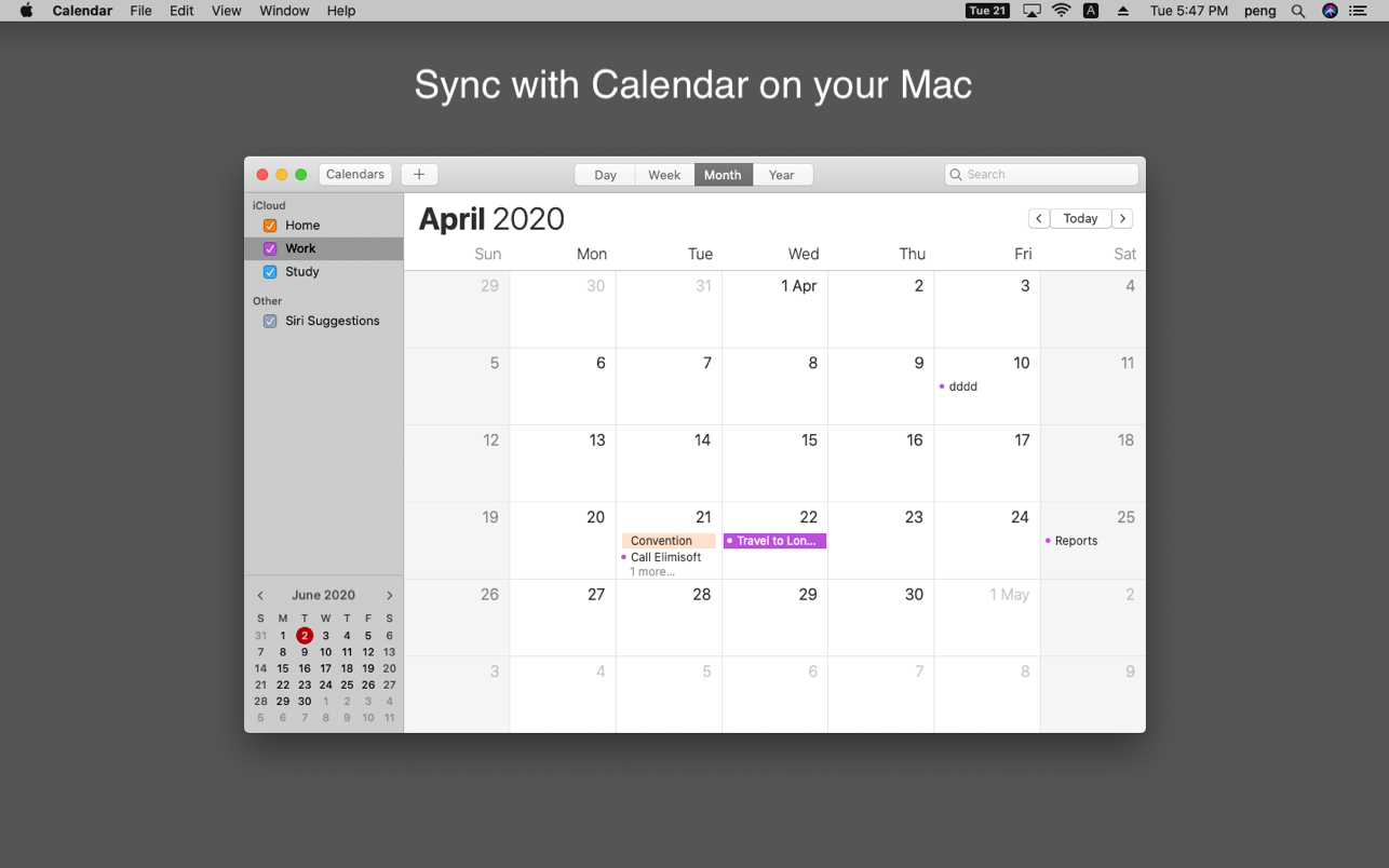 Task Calendar 1.4 Mac 破解版 日历公历日志事件事项安排计划规划同步