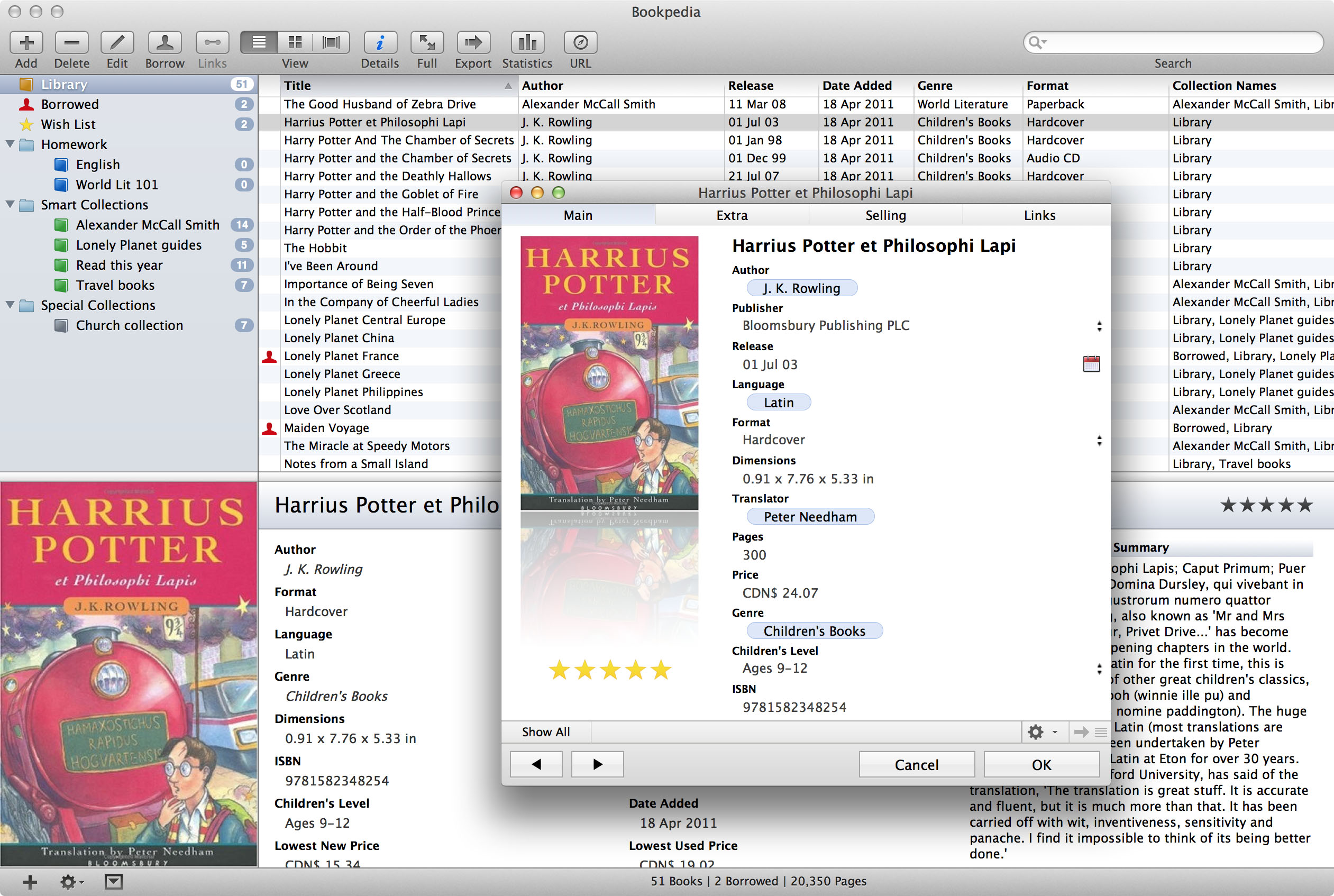 Bookpedia 6.1.0 Mac 破解版 图书信息管理工具