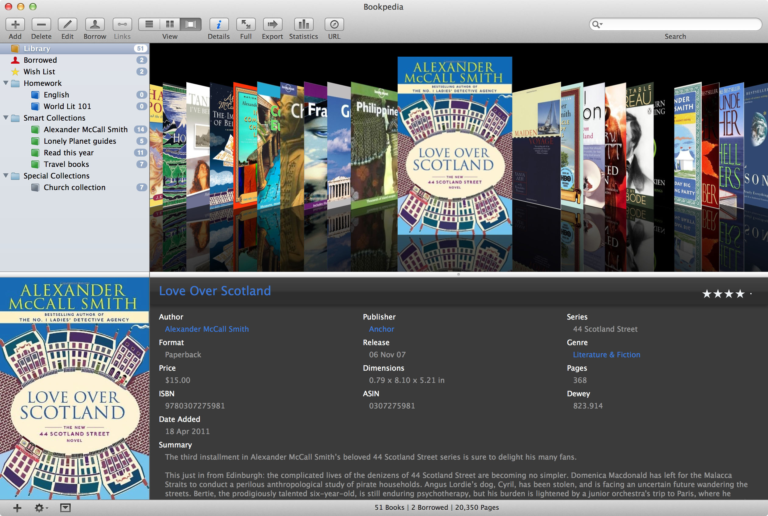 Bookpedia 6.1.0 Mac 破解版 图书信息管理工具