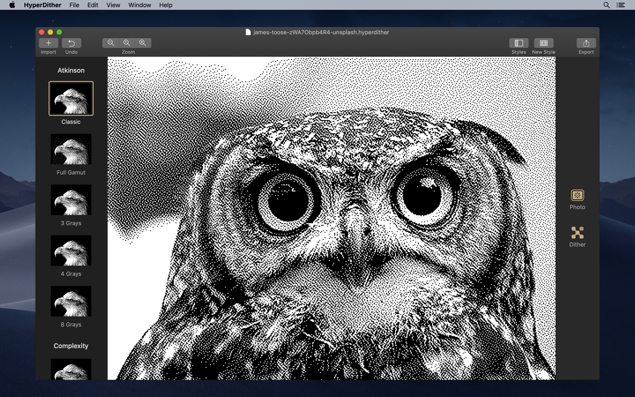 HyperDither 2.0.2 Mac 破解版 黑白照片制作软件
