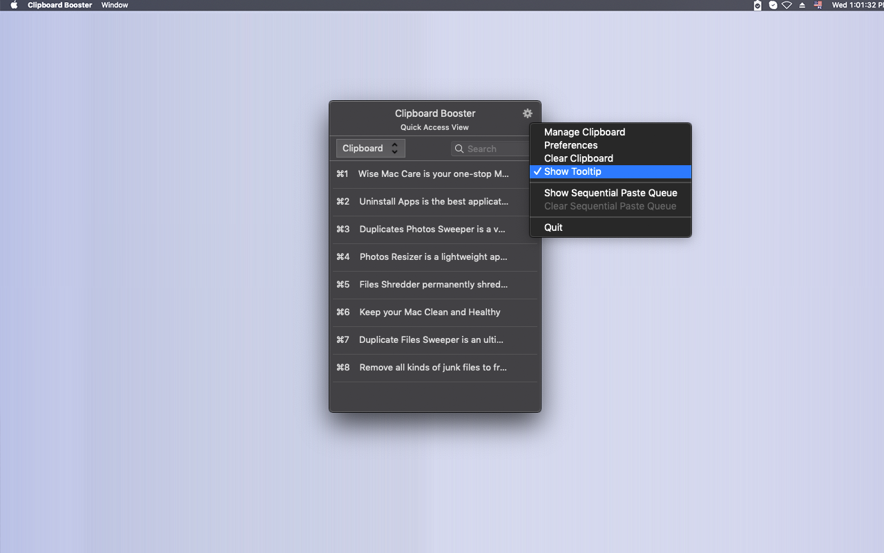 Clipboard Booster 1.8 Mac 破解版 好用的剪贴板增强工具