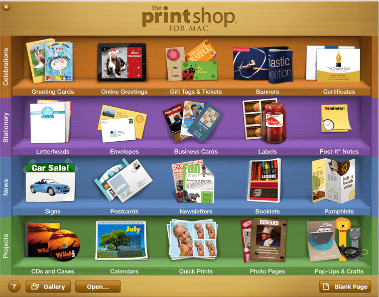 The Print Shop 4.1 Mac 破解版 印刷设计模板商店