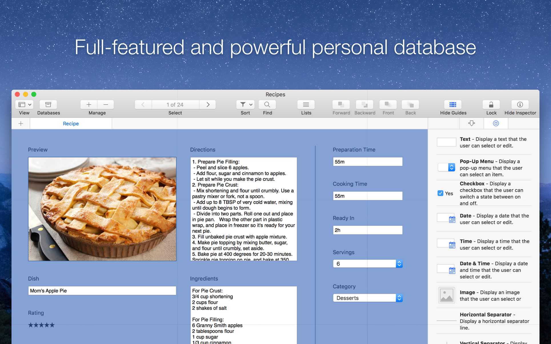 Records Mac 破解版 Mac上优秀的个人信息数据库