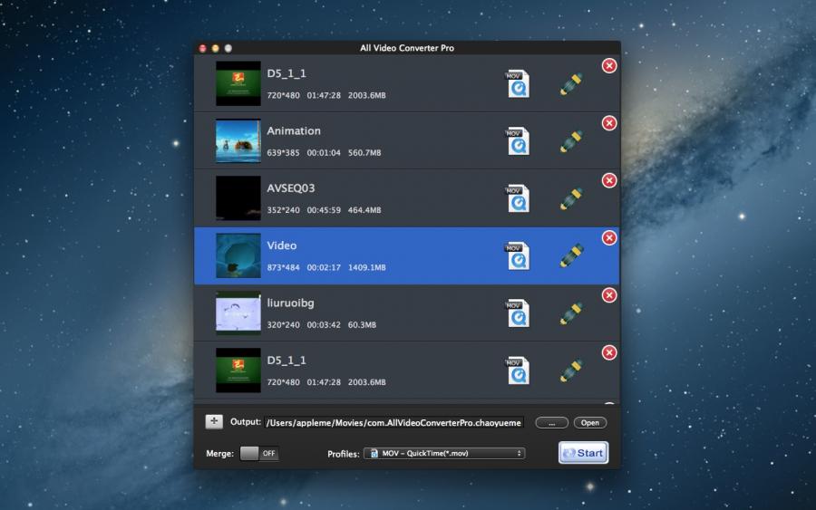 All Video Converter Pro Mac 破解版 音视频格式转换器