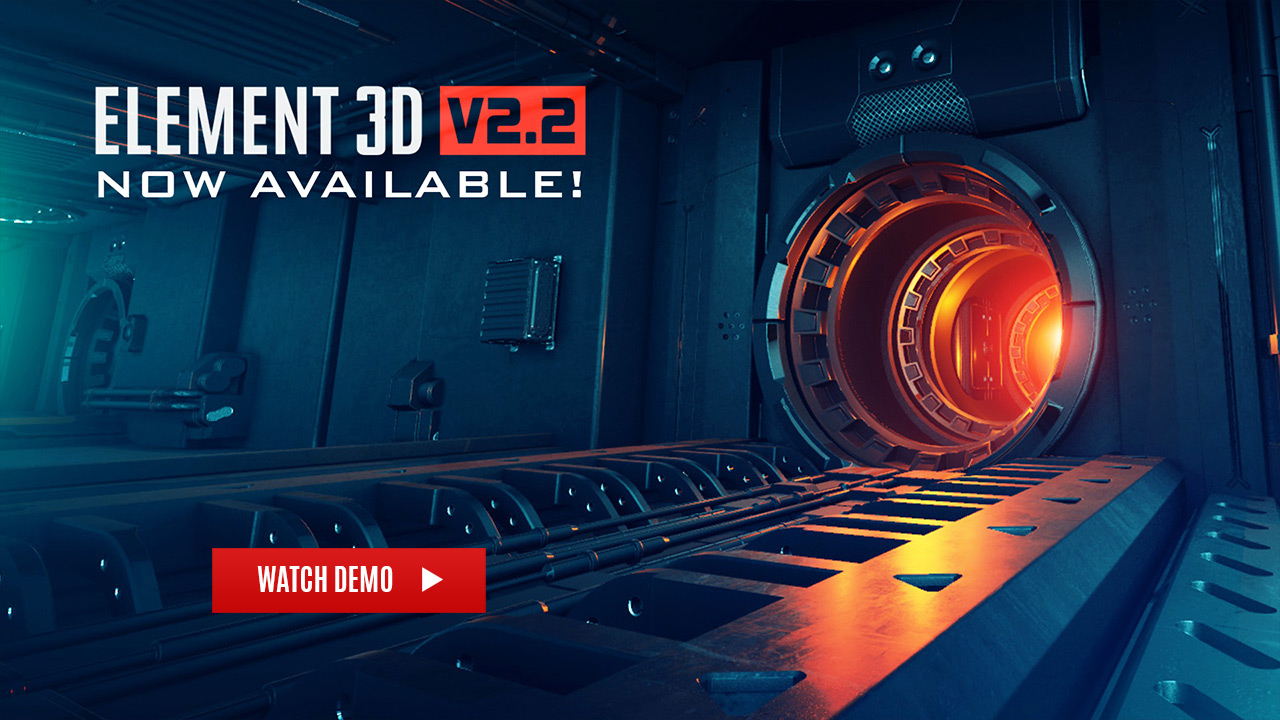 Video Copilot Element 3D Mac 破解版 E3D三维模型AE插件