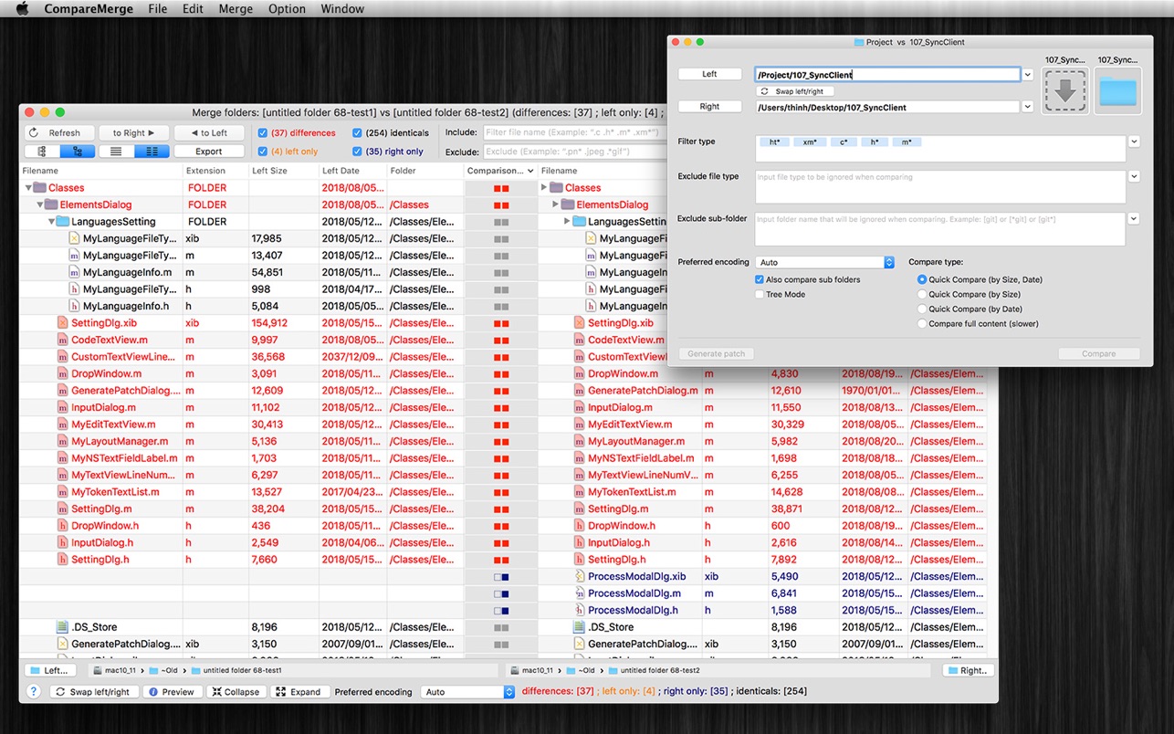 CompareMerge Mac 破解版 文件合并比较工具