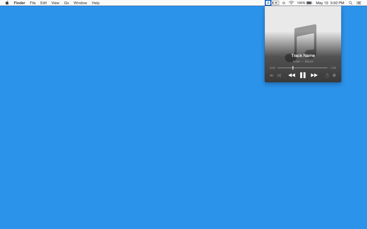 Skip Tunes Mac 破解版 iTunes菜单栏控制播放插件