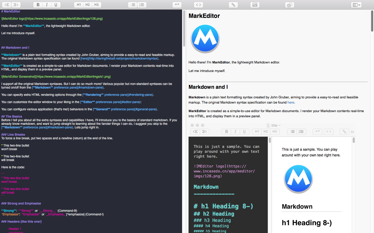 MarkEditor 1.12 Mac 破解版 轻量级Markdown编辑器