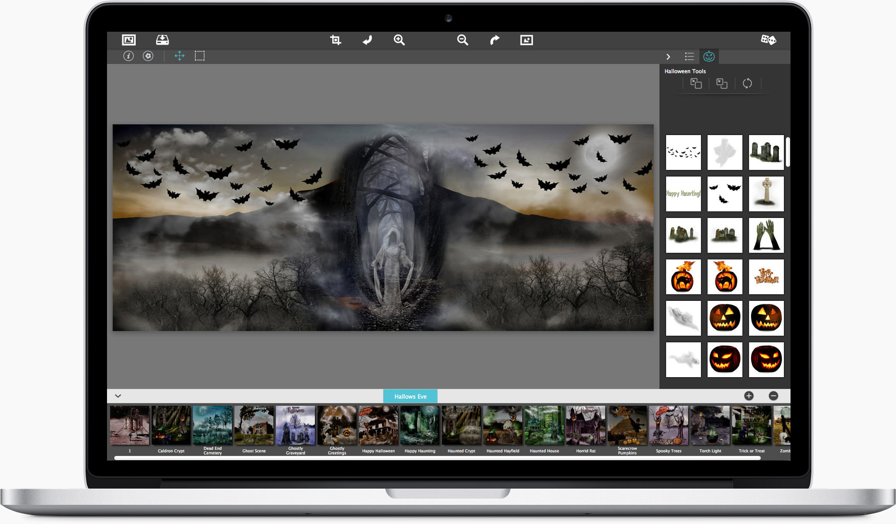 JixiPix Hallows Eve Mac 破解版 万圣节效果添加工具