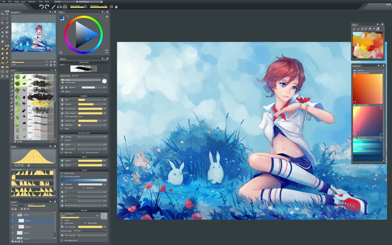 Paintstorm Studio for Mac 2.43.120120 破解版 - 专业PS数字绘画工具