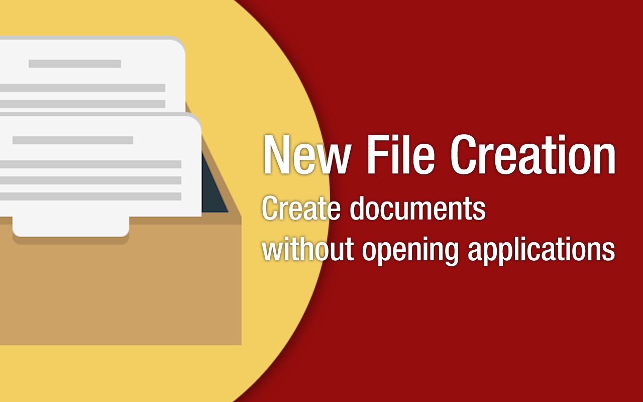 New File Creation 5.0 Mac 破解版 文件快速生成工具
