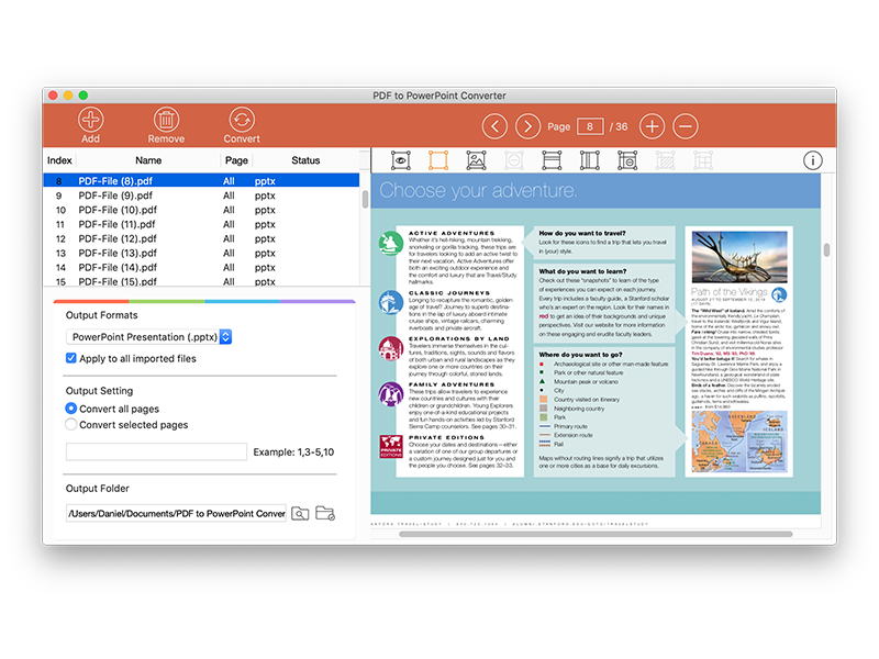 PDF to PowerPoint Converter Mac 破解版 PDF转PPT转换器