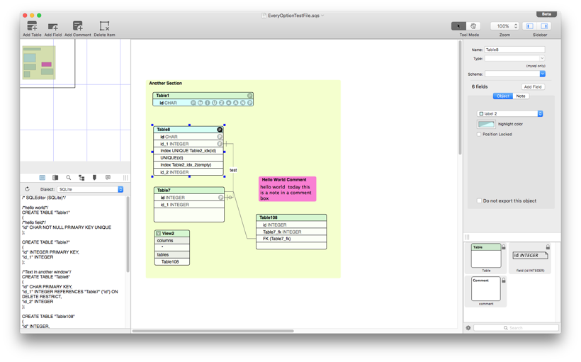 SQLEditor 3.6.2 Mac 破解版 - 优秀的SQL数据库设计工具