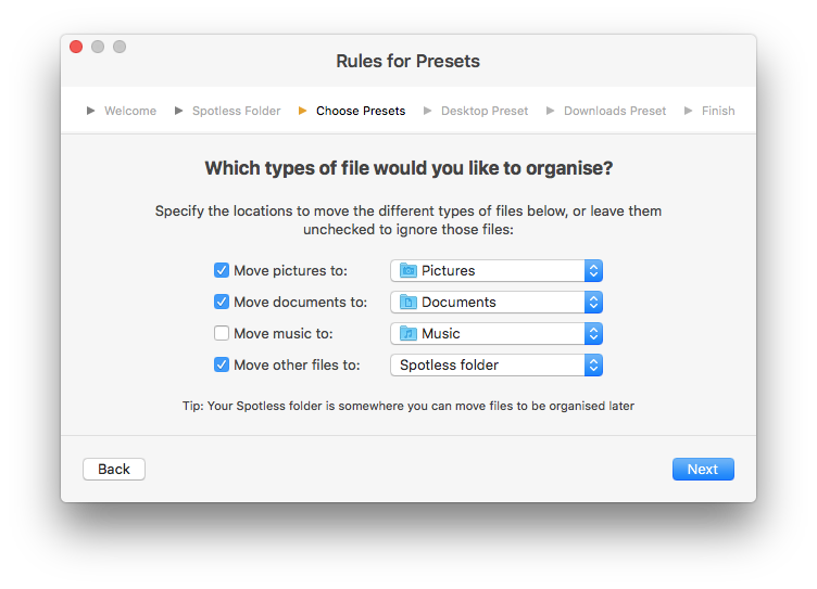 Spotless 1.1.2 Mac 破解版 - 自动整理文件夹软件