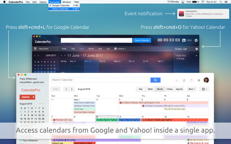 CalendarPro for Google 3.6 Mac 破解版 - 谷歌日历工具