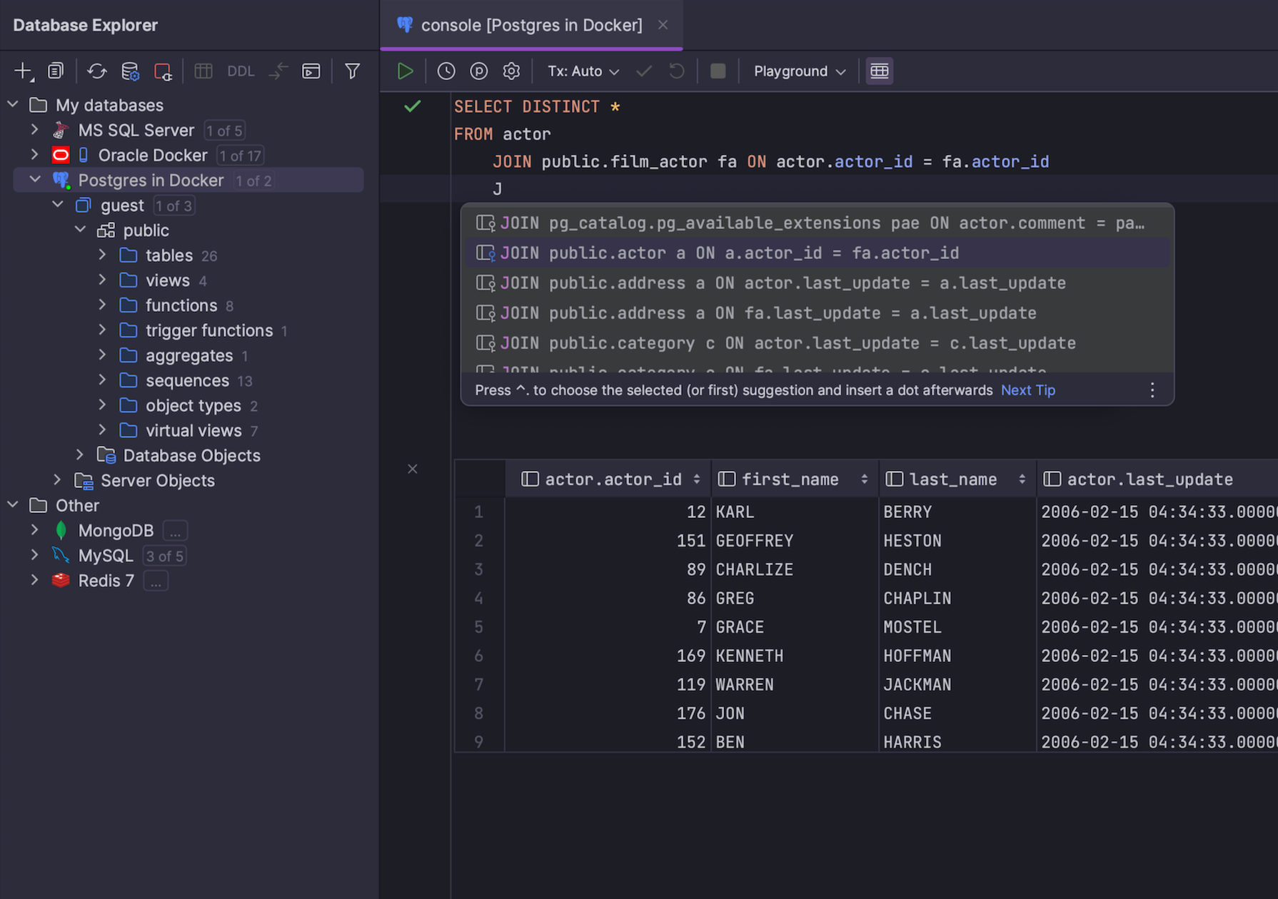 JetBrains DataGrip 2019.1.3 Mac 破解版 数据库管理工具