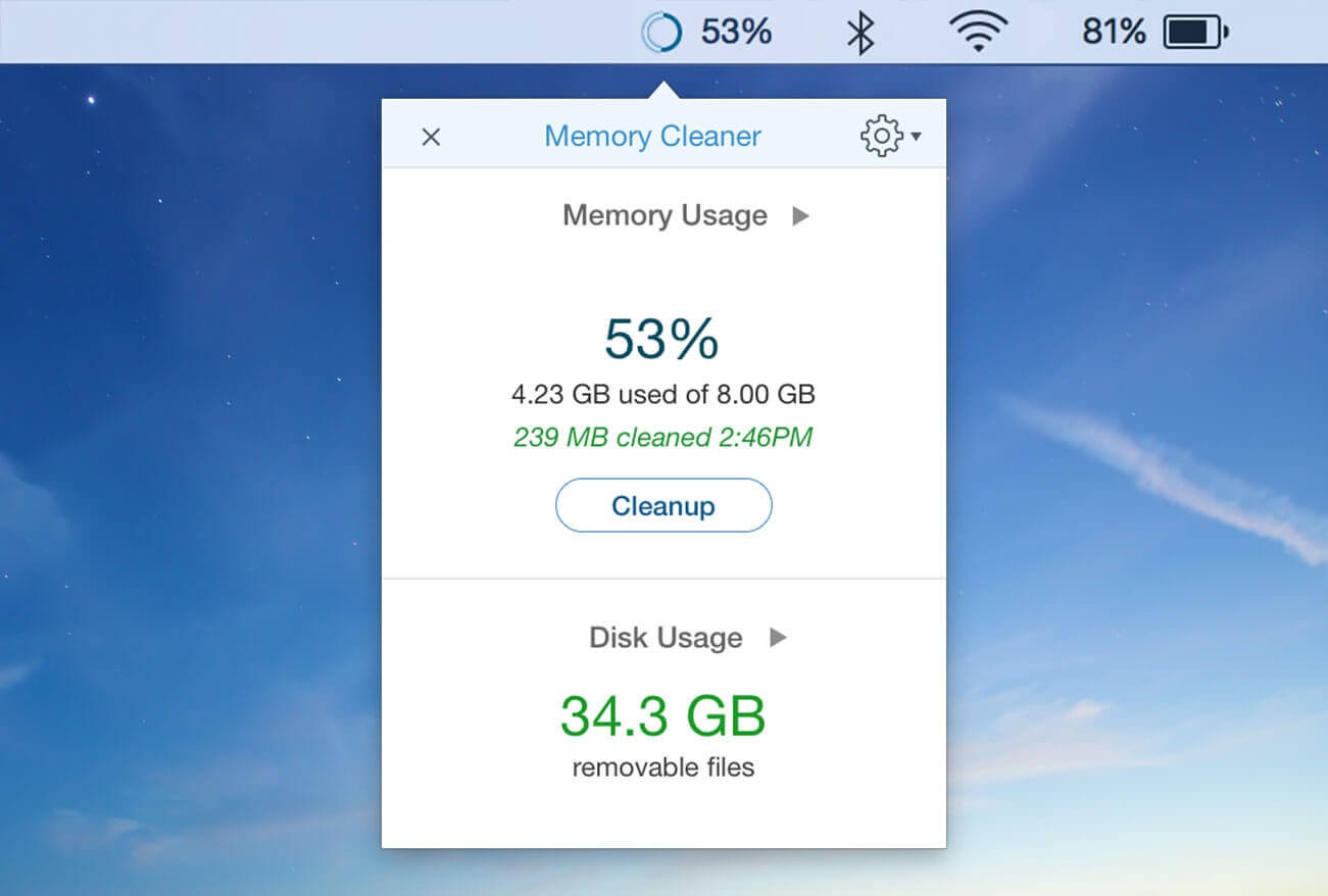 Memory Cleaner for Mac 3.3 破解版 - 内存清理工具