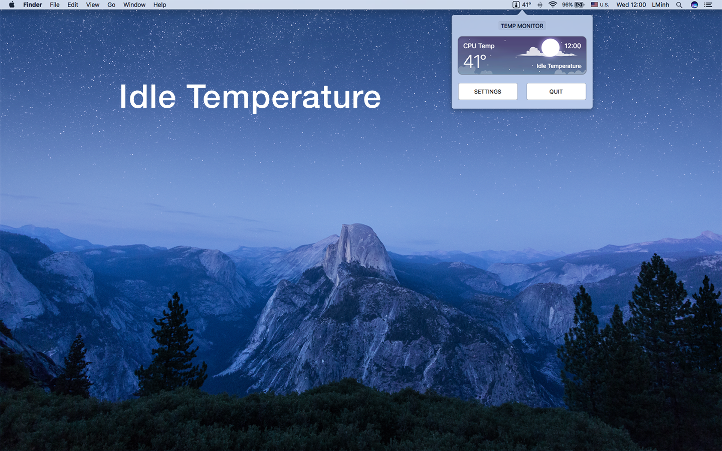 Temp Monitor 1.2.4 Mac 破解版 - 优秀的硬件温度监测工具